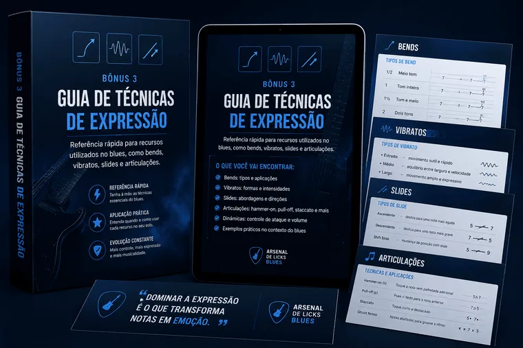 Mockup do bônus GUIA DE TÉCNICAS DE EXPRESSÃO
